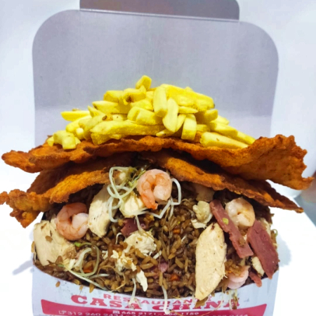Combo Arroz Chino y Chuleta (4 Pers)
