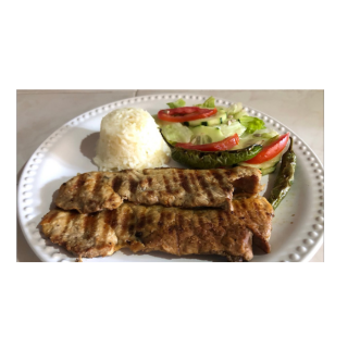 Comida Bistec de Cerdo Asado.