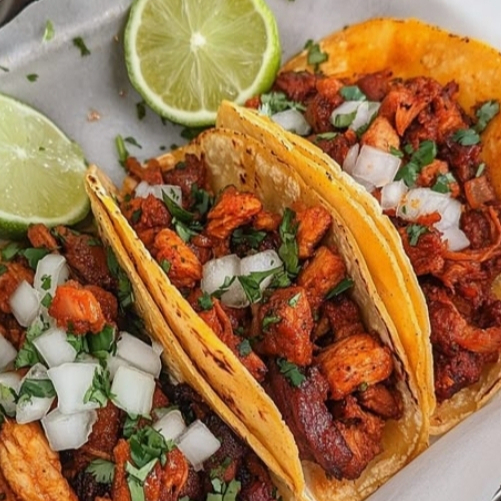 Tacos de chorizo para asar