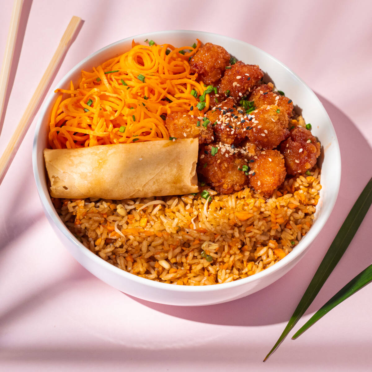 Bowl Arroz Camarones Agridulces