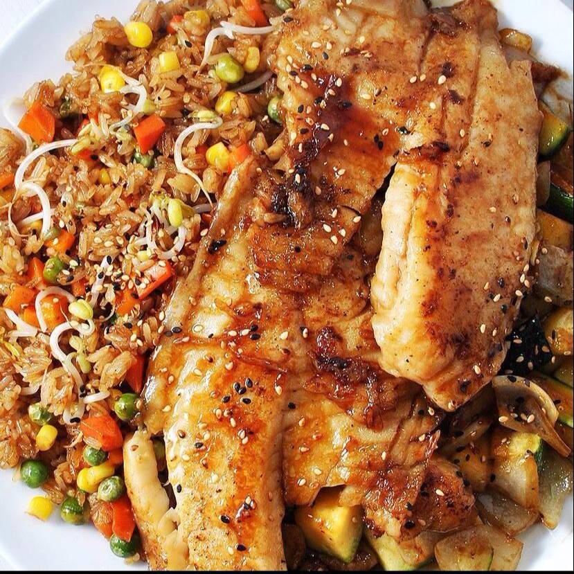 PESCADO BLANCO TERIYAKI