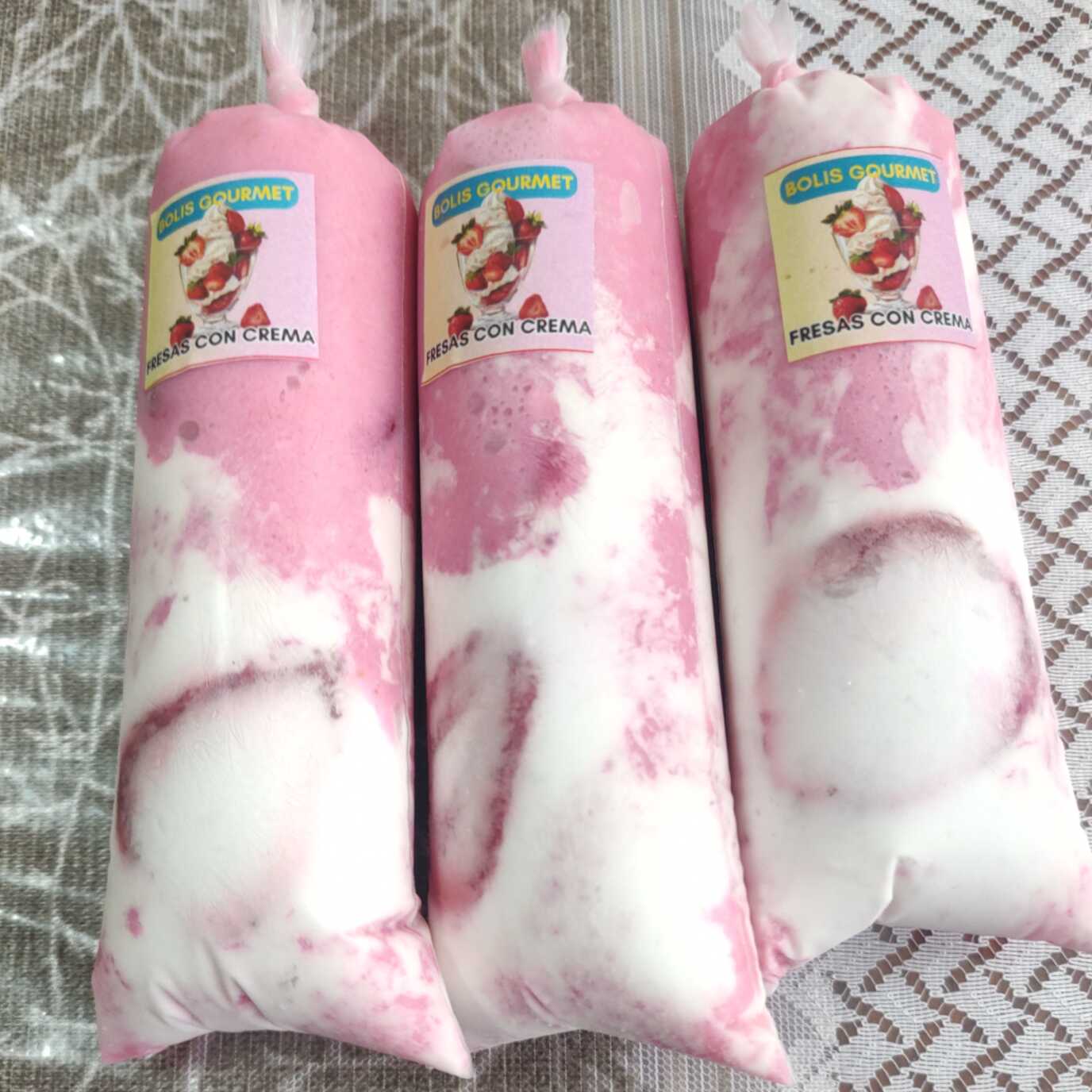 Boli Gourmet Gelato Fresas con Crema