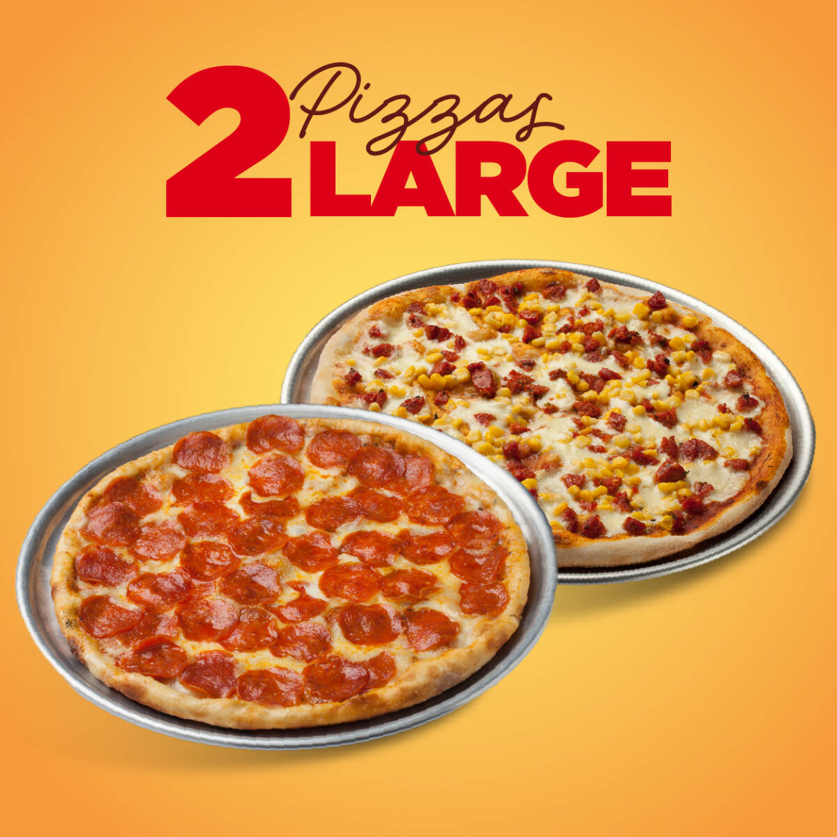 2 Pizzas Large