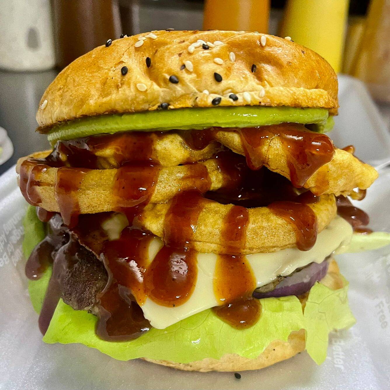 Hamburguesa BBQ 200 Gr C/papas