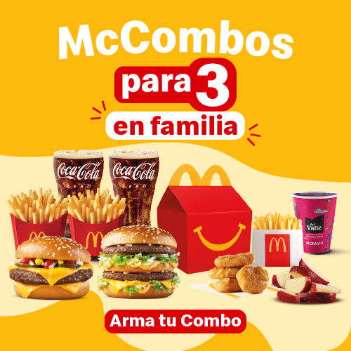 McCombos para 3 en Familia