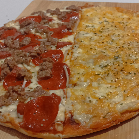 Pizza Mediana 1/2 y 1/2