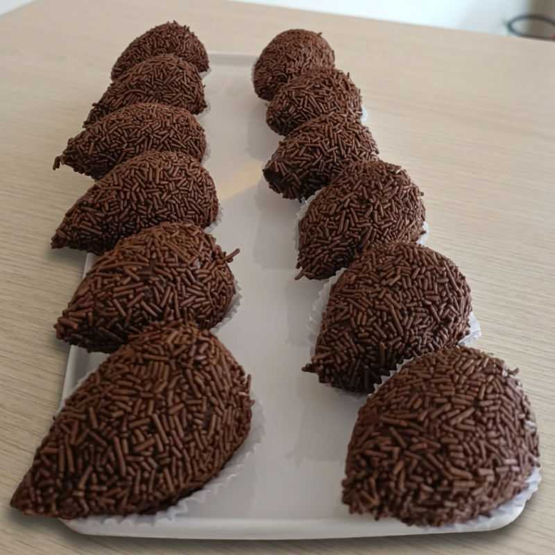 deliciosa coxinha de morango