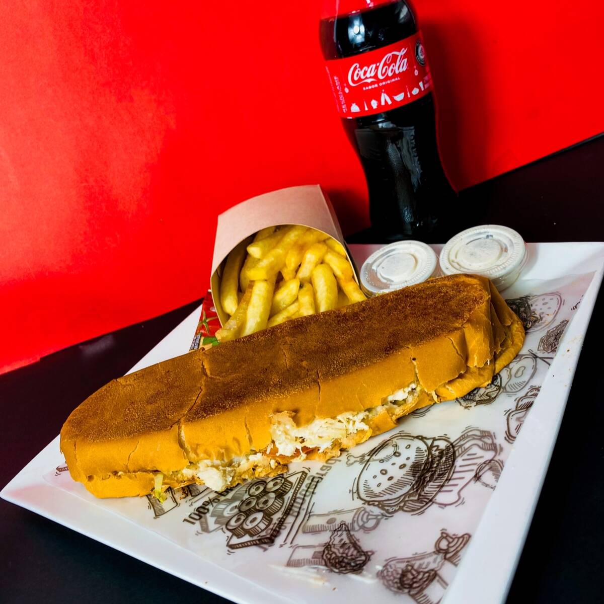 Sandwich De Pollo.