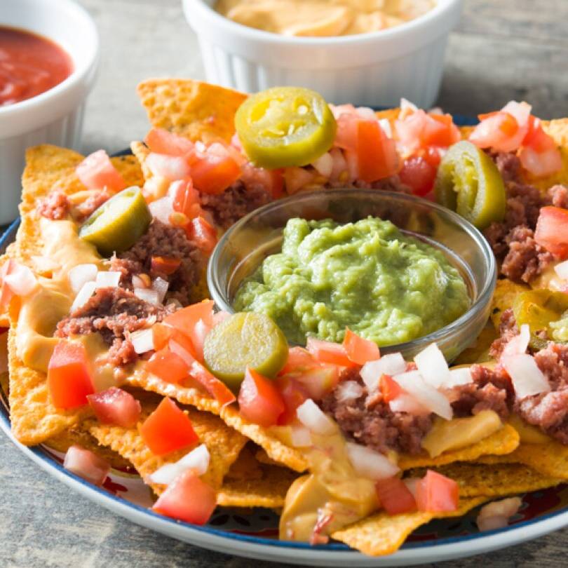 Nachos con Birria