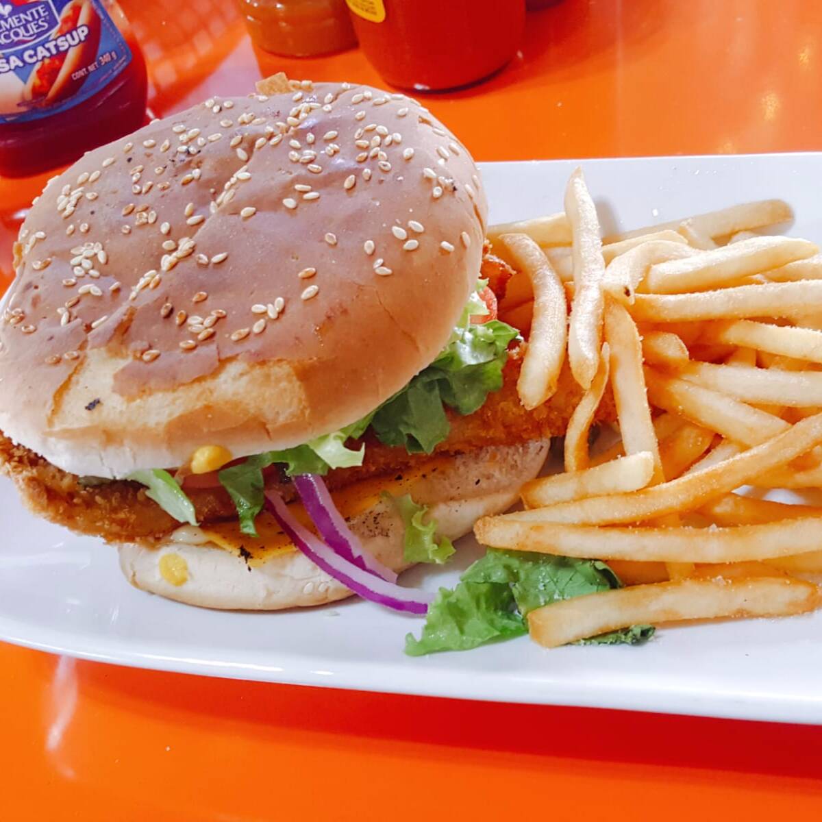 HAMBURGUESA DE PESCADO