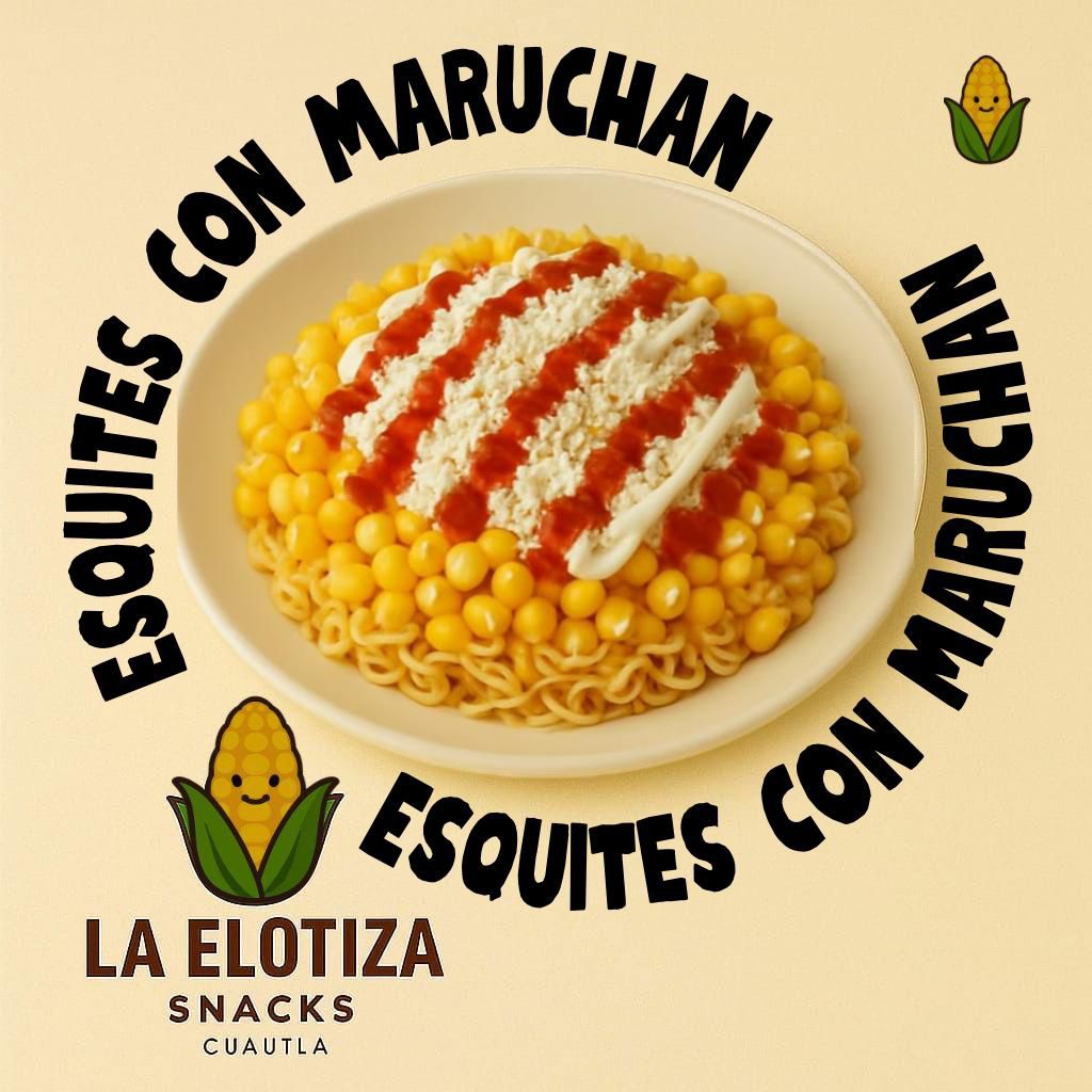 Esquite con Maruchan