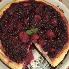Postre Japones Mora y Fresa