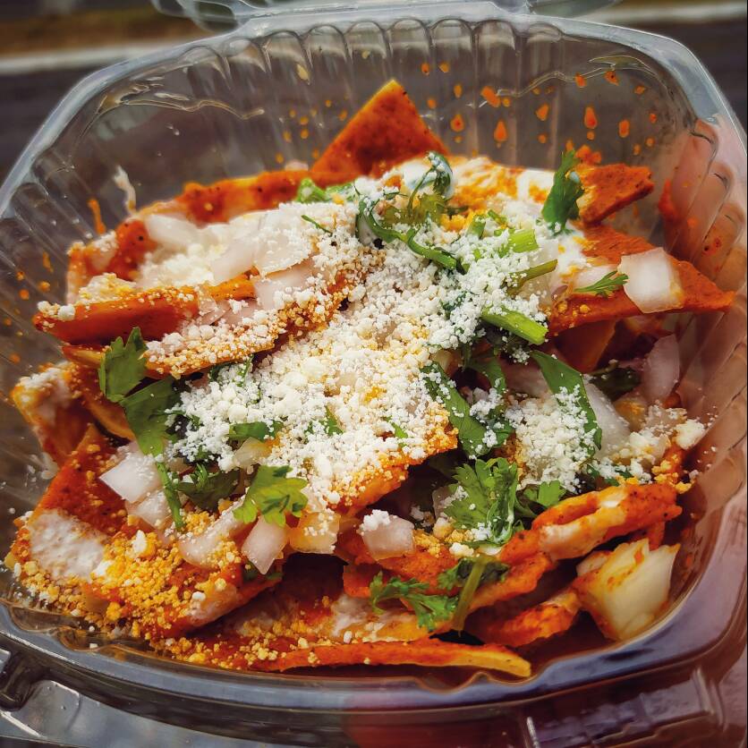 Chilaquiles Chicos sin Proteína