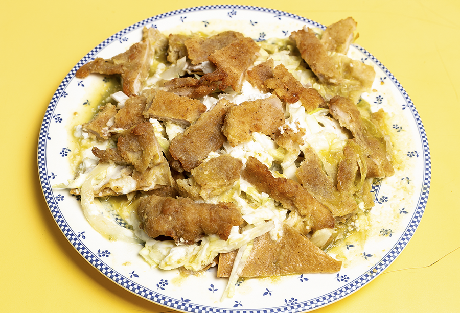 Chilaquiles con Chorizo