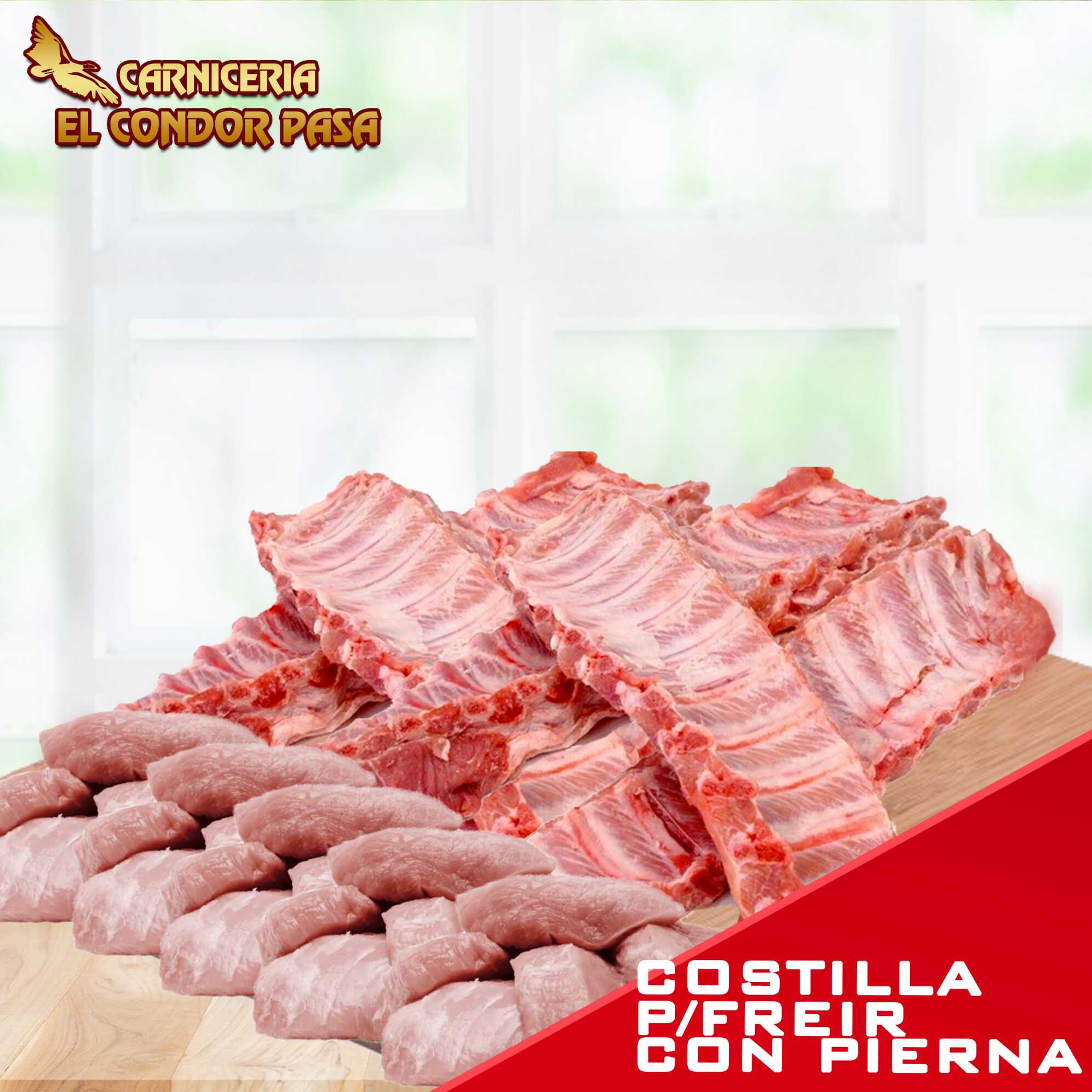 COSTILLA P/ FREIR CON PIERNA 1/2kg