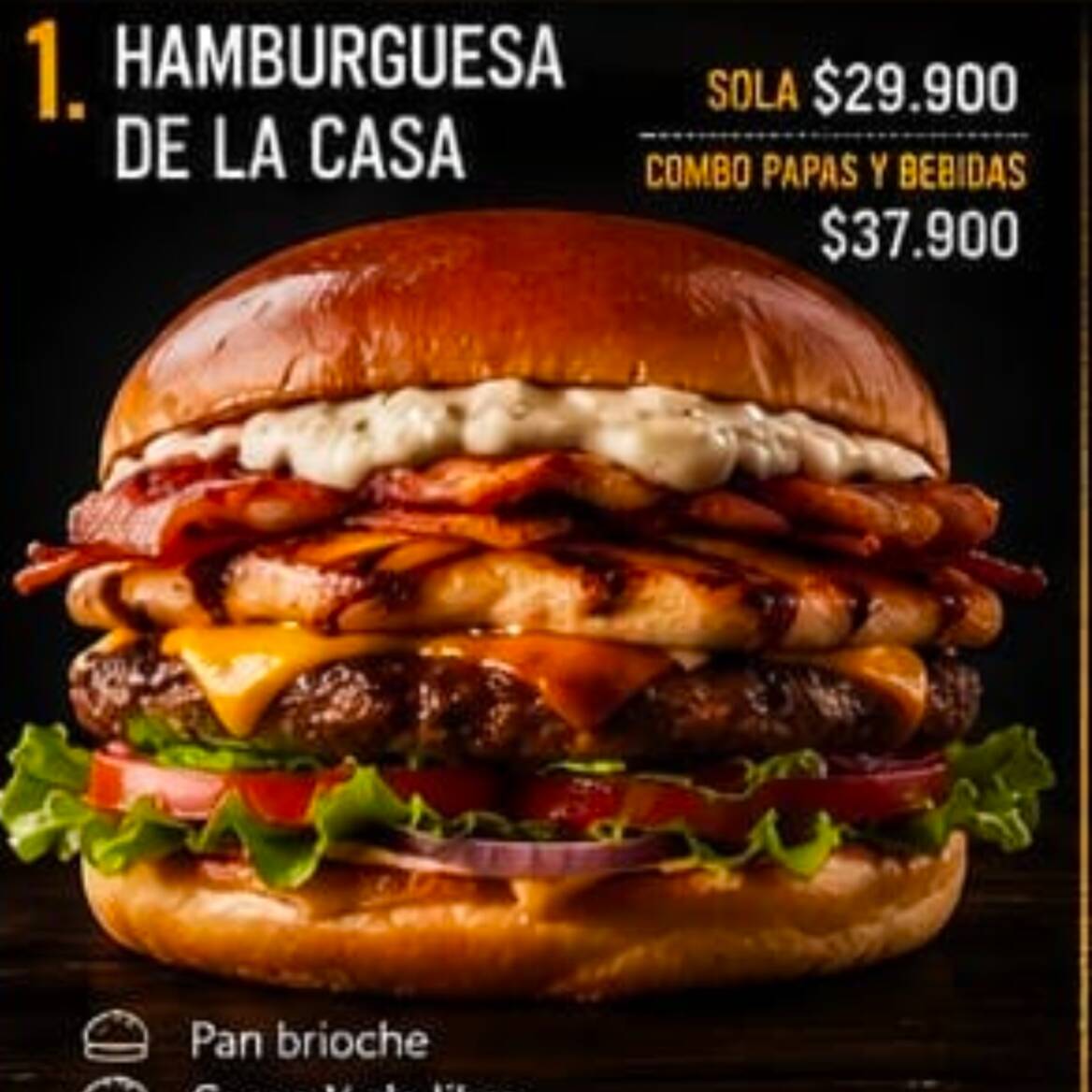 Hamburguesa Especial de la Casa