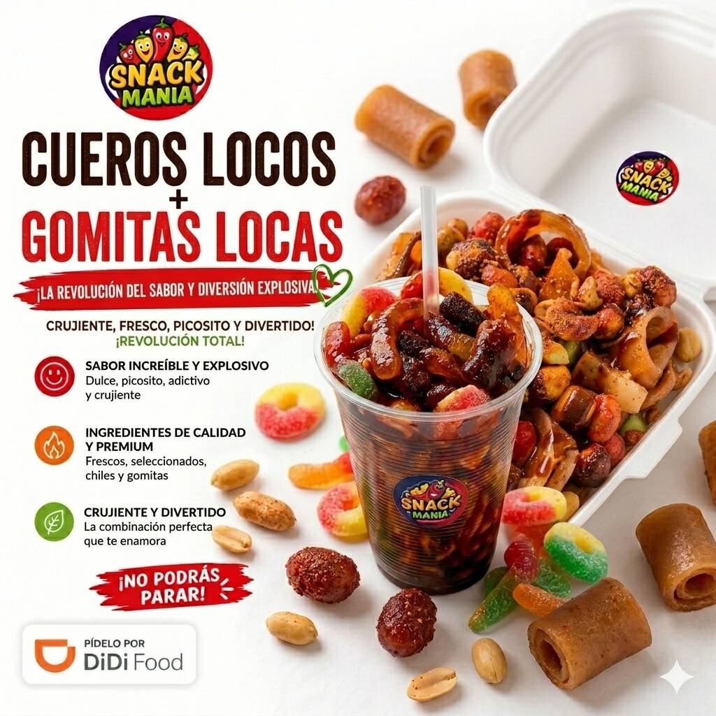 Cueros Locos 🌶️ + Gomitas Preparadas 🤤
