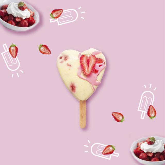 CHINGONA FRESA CON CREMA