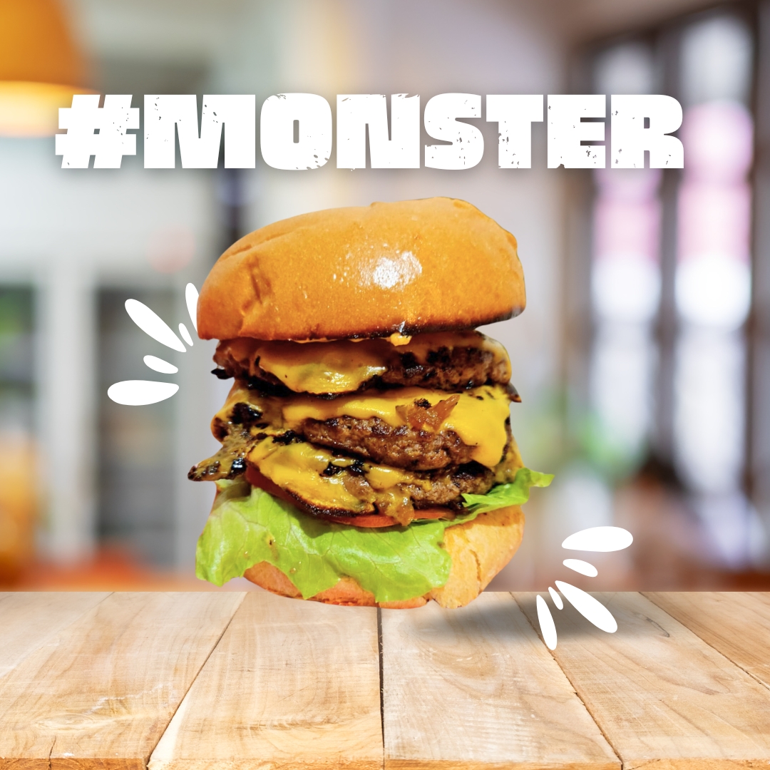 Hamburguesa Monster