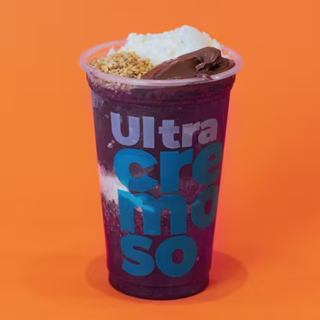 Copo de açaí montado com:
Açaí tradicional + Creme de avelã cremoso + Castanhas finas + Leite em pó integral
*Não é possível fazer alterações neste copo montado;
*Todos os acompanhamentos escolhidos são montados com o açaí dentro do copo, não podendo ser enviados à parte;
*Pode conter glúten (produzido no mesmo local aonde é manipulado produtos com trigo);
Contém Guaraná na composição do açaí.