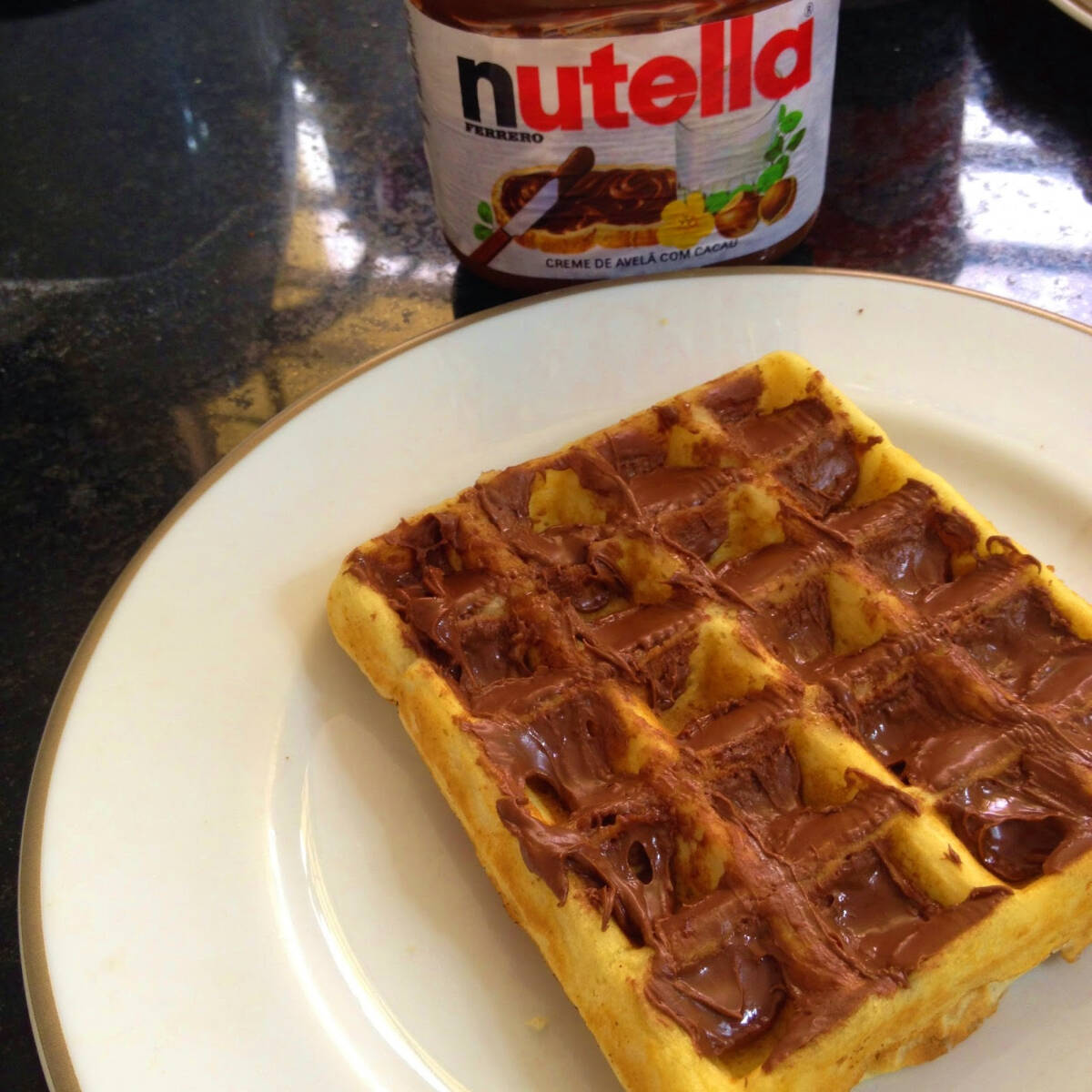 WUAFFLE DE NUTELLA