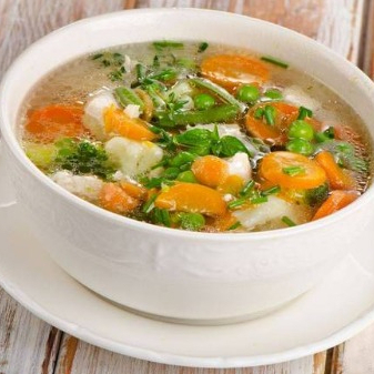CALDO DE VERDURAS