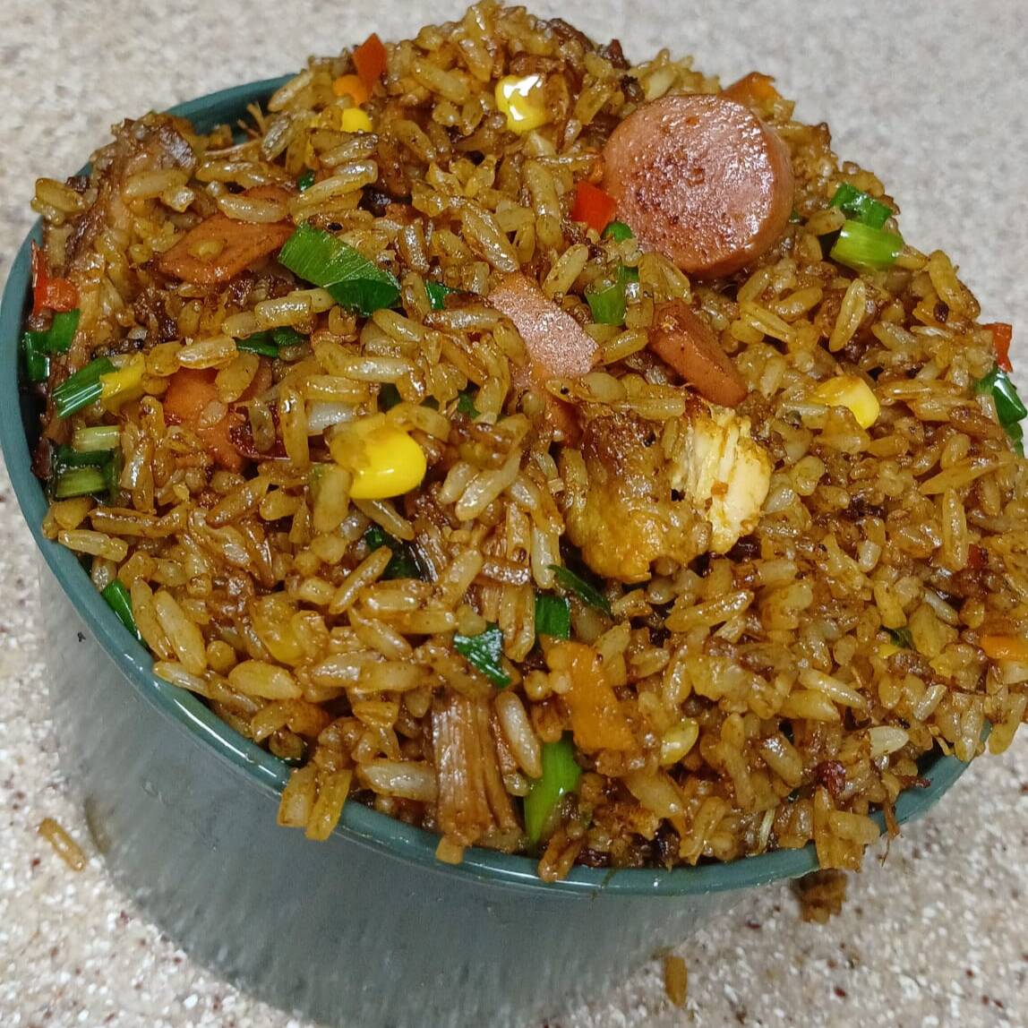 Arroz con Carne de Res Entero