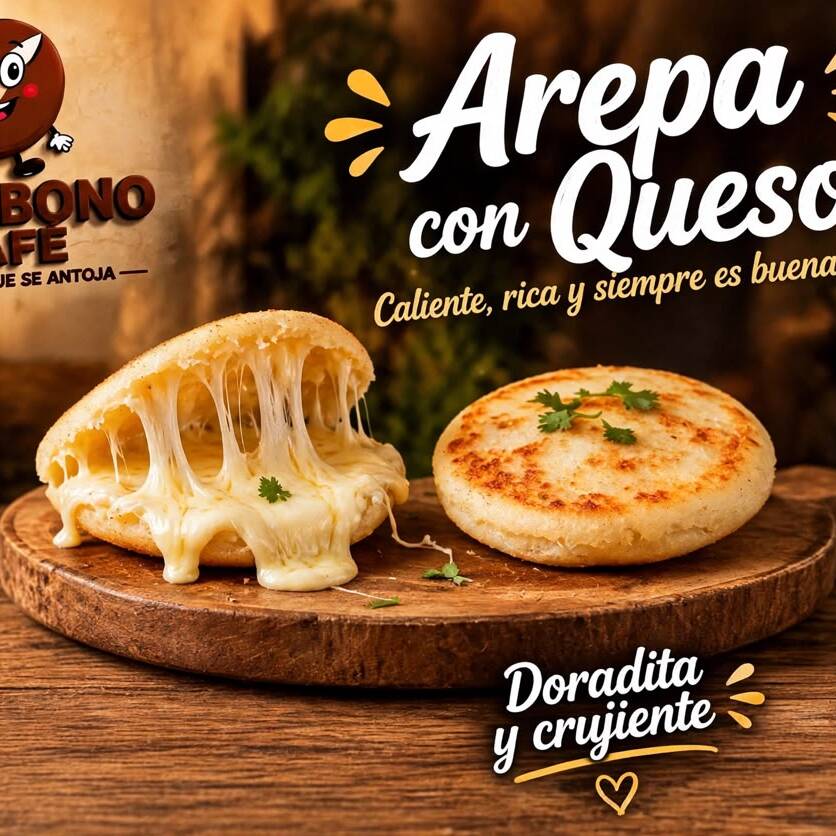 Arepa con Queso