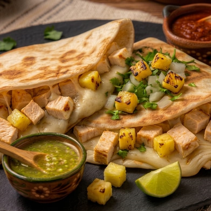 Gringa de Pollo con Piña