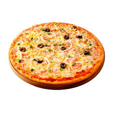 MOLHO, MUÇARELA , PRESUNTO, CALABRESA , MILHO , TOMATE , PIMENTÃO , CEBOLA , OVOS ,AZEITONA E OREGANO.