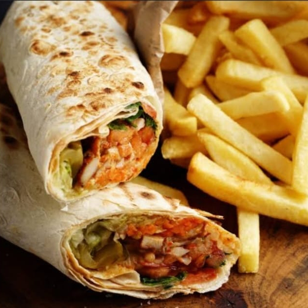 MEGA BURRITO DE BISTECK C/ PAPAS (1 PZ)