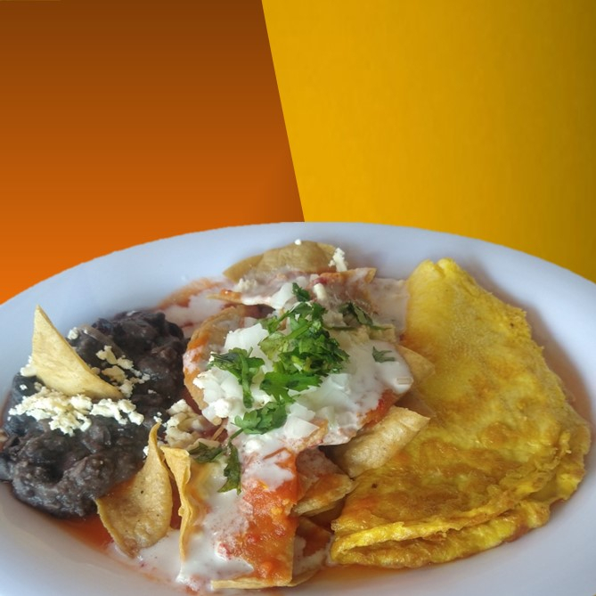 Omelette + 1/2 Ord de Chilaquiles