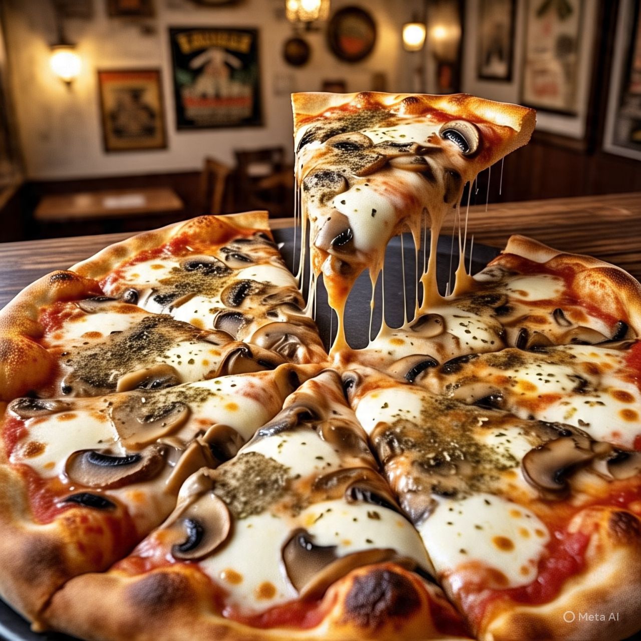 Pizza Champiñones