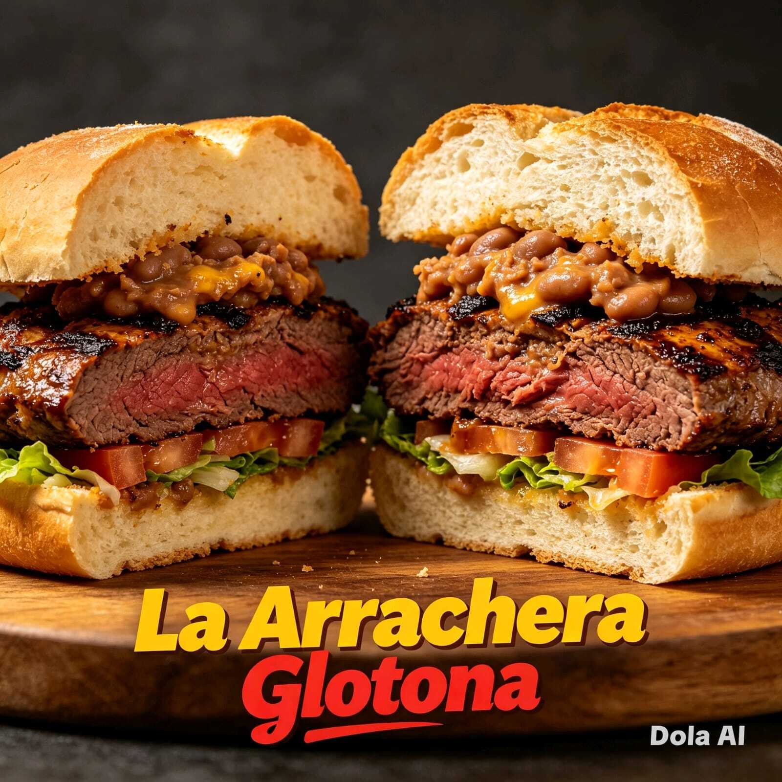 Torta La Arrachera Glotona