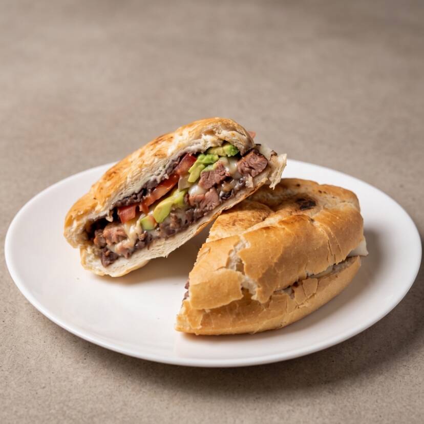Torta Campechano sin Queso