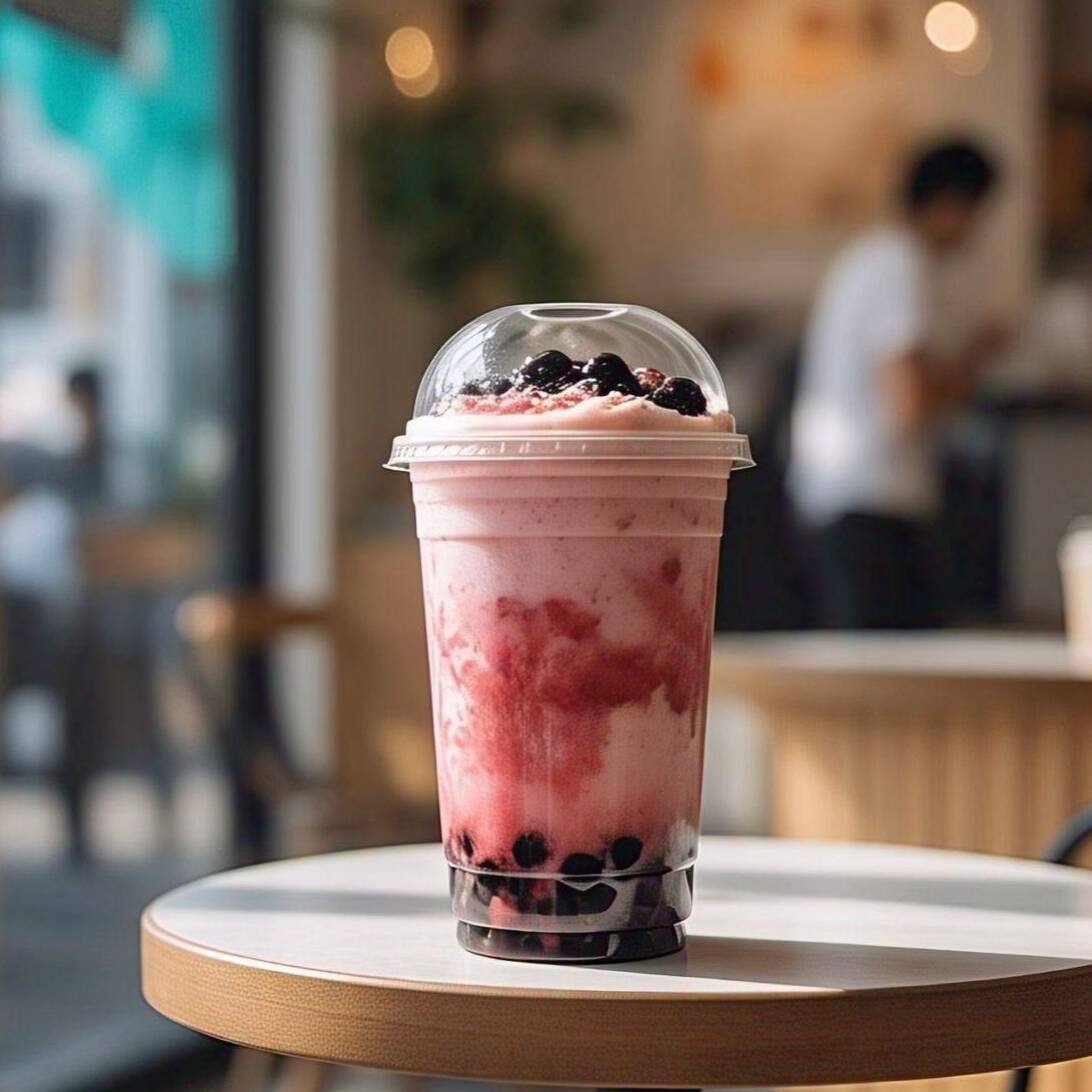 Tapioca de Fresa (leche)
