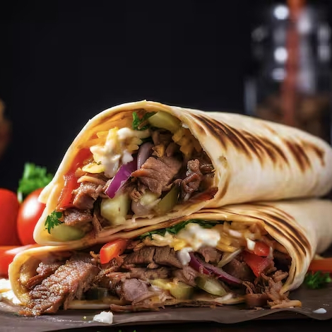 Experimente o verdadeiro sabor do Oriente Médio! Nosso Shawarma é preparado com carne marinada, pão macio, vegetais frescos e molhos irresistíveis.