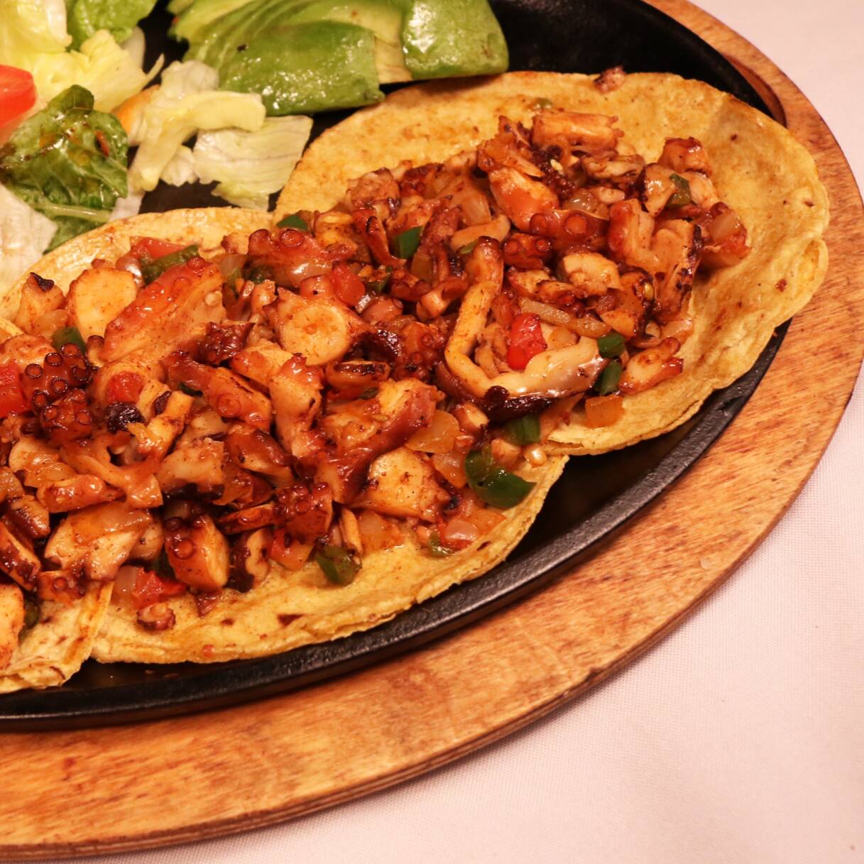 Camarón y pulpo especial