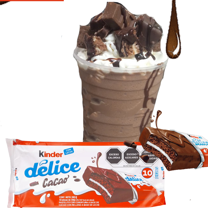 Malteada de Kinder delice