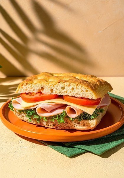 Focaccia Jamón