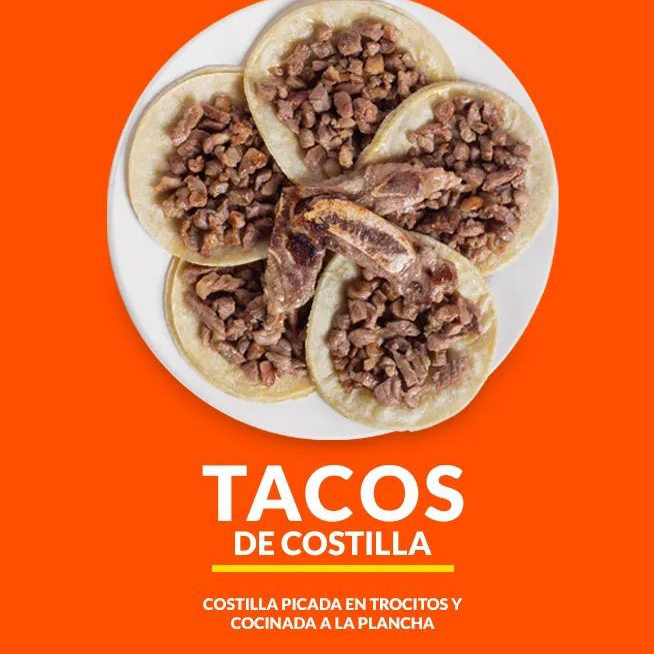 5 Tacos de Costilla