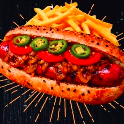 1 Dogo Jumbo de Salchicha + Papas Gratis