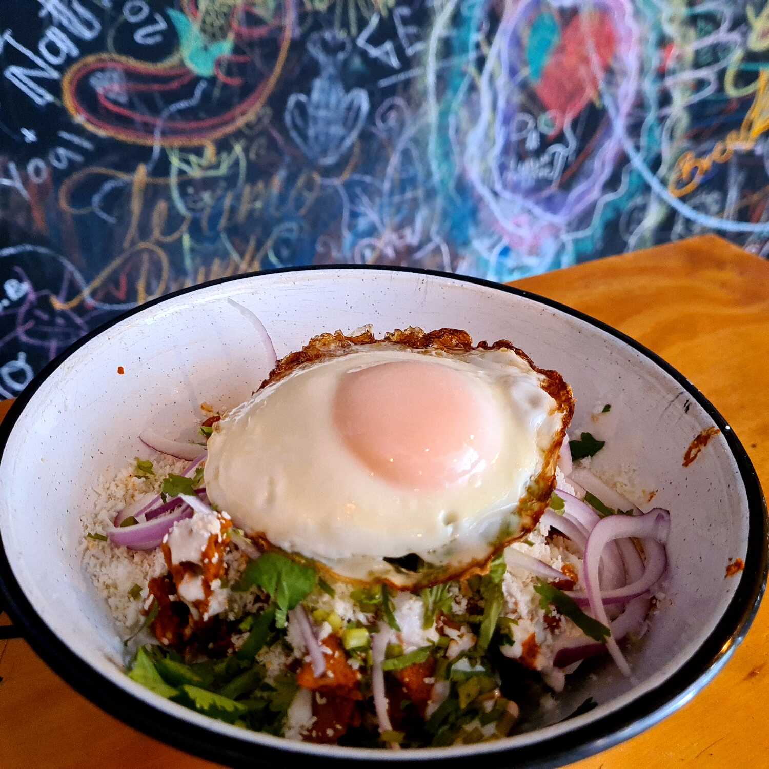 Chilaquiles con Huevo.