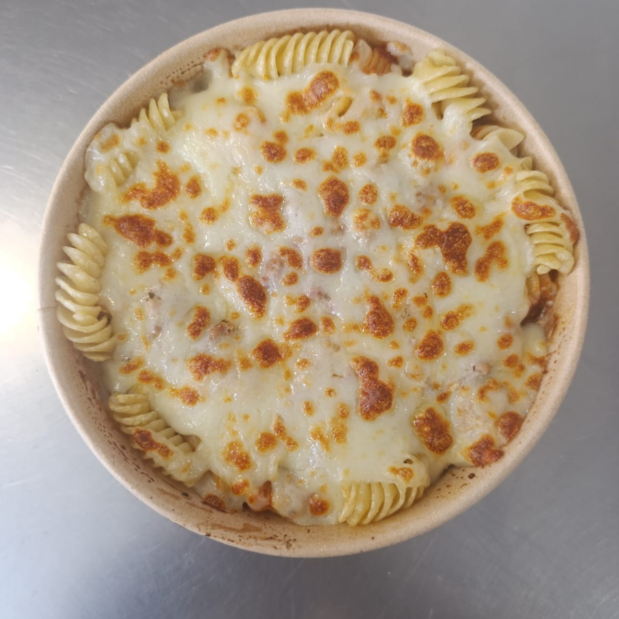 Pasta Milán al Gratín