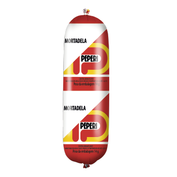 meio quilo de mortadela de porco peperi