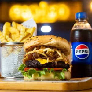 Combo Burger Caramel