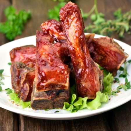 Costillas de Cerdo BBQ 300 Gr. - Típico