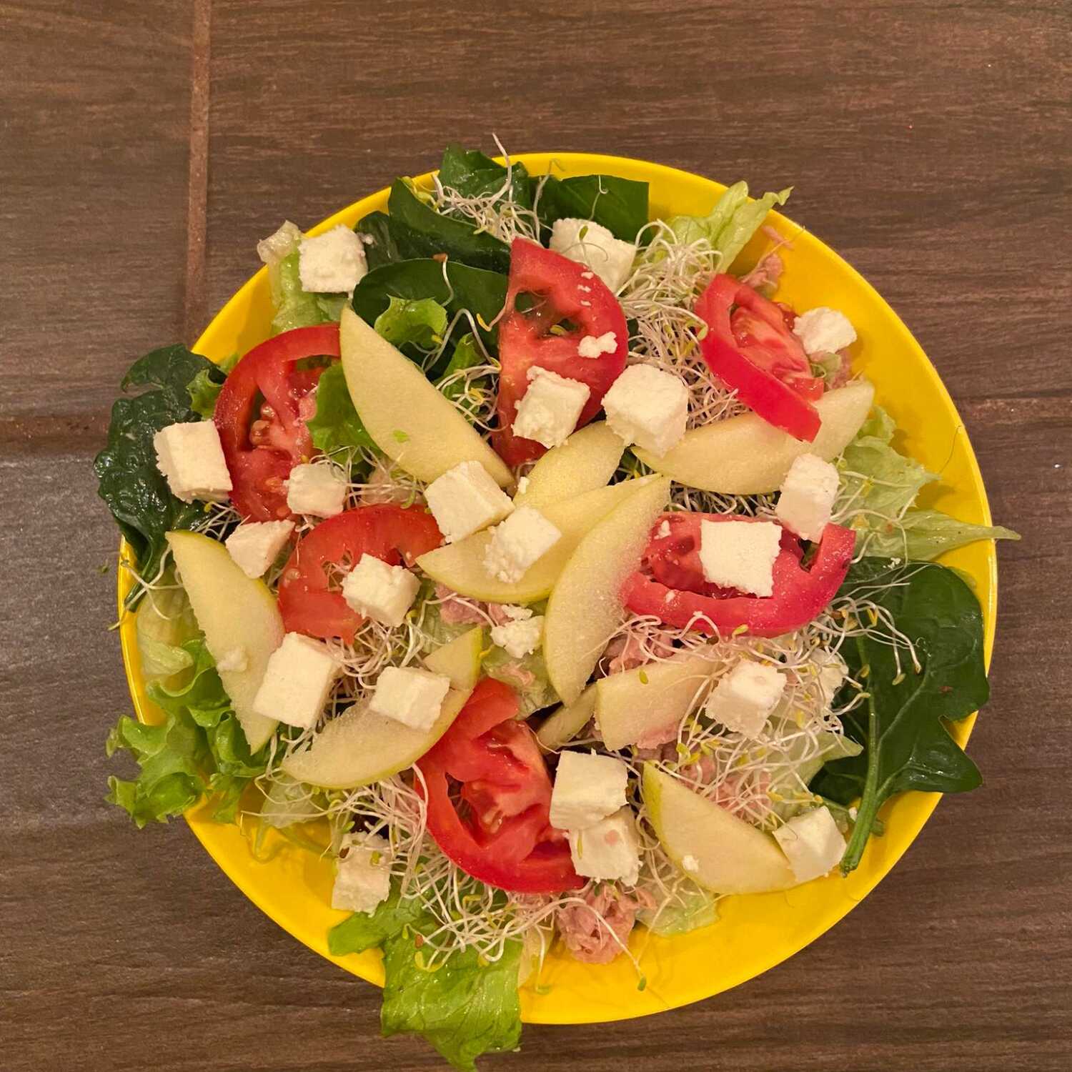 Ensalada + Frappe Capuchino