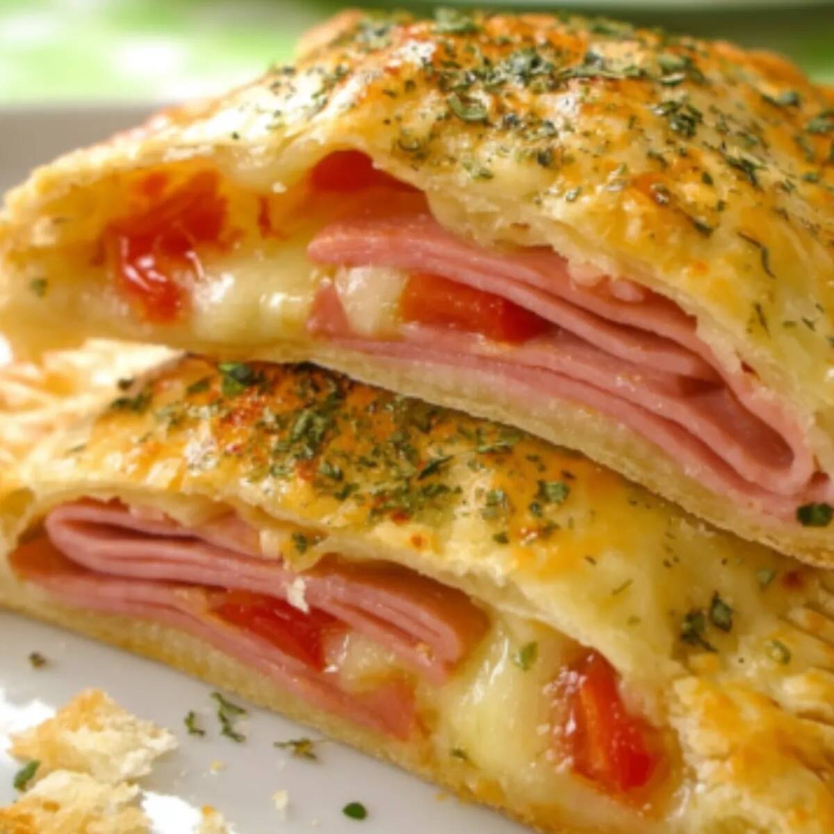 A combinação perfeita de dois sabores que todo mundo ama! Massa sequinha e crocante, com um delicioso recheio de queijo derretido, presunto, tomate e oregano. Todo o sabor de uma pizza no verdadeiro pastel de pizza.