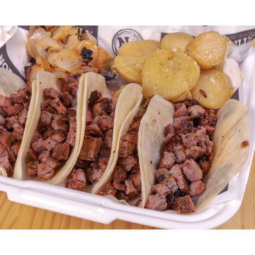 5 Tacos Arrachera